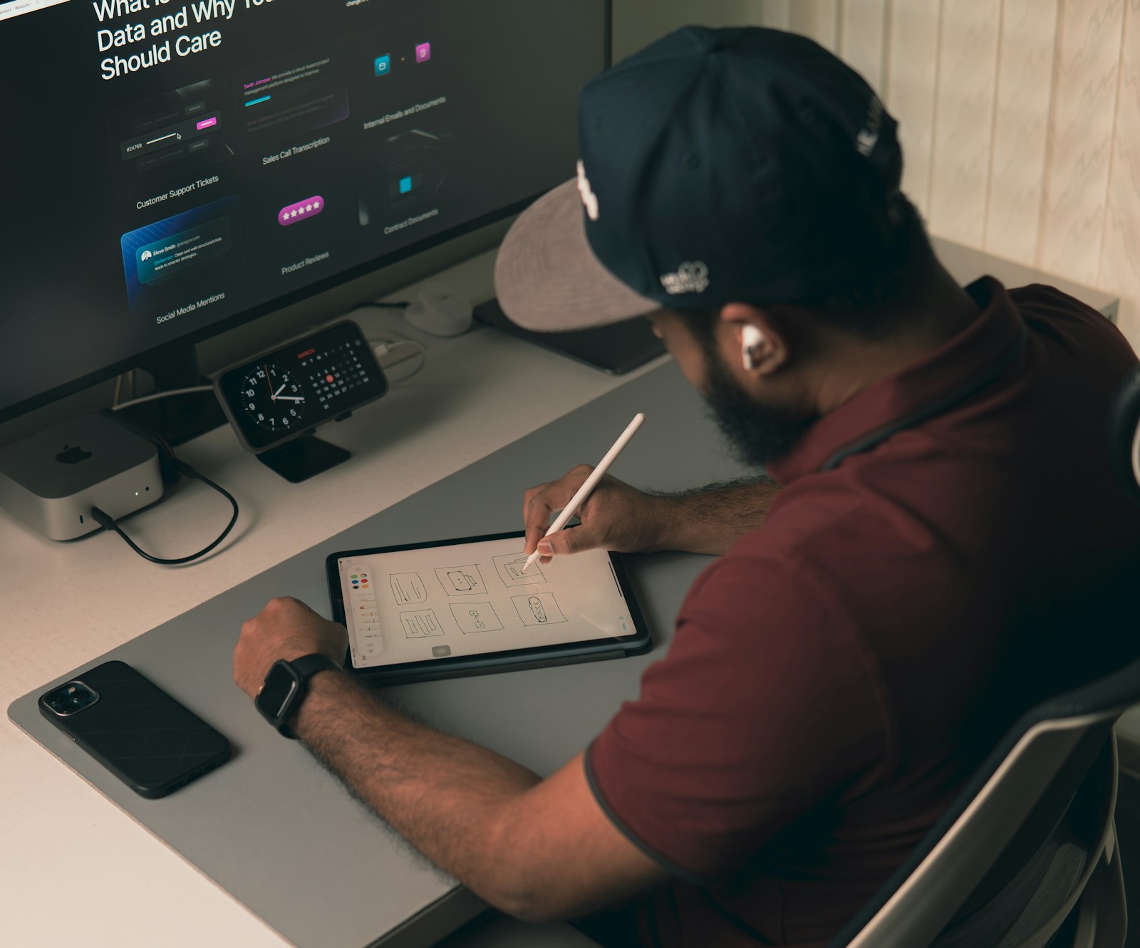 Design system wireframing session